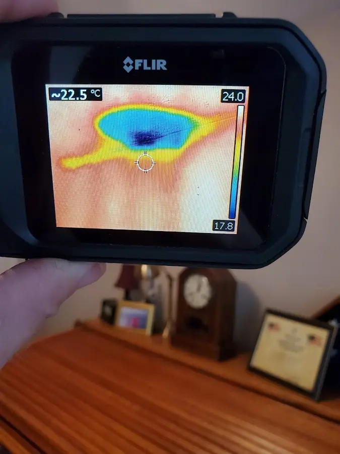 Thermal imaging inspection for water damage in La Marque