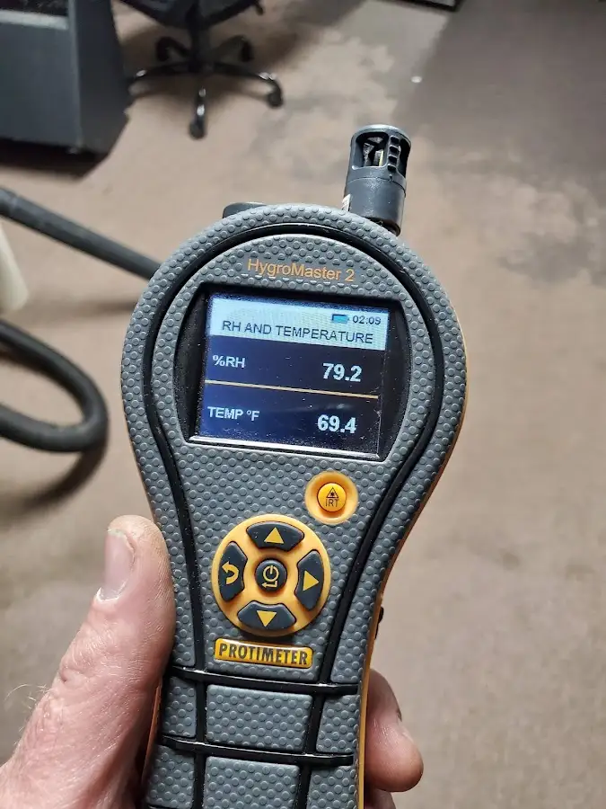 Moisture meter humidity assessment for Fire & Smoke Damage Restoration in La Marque